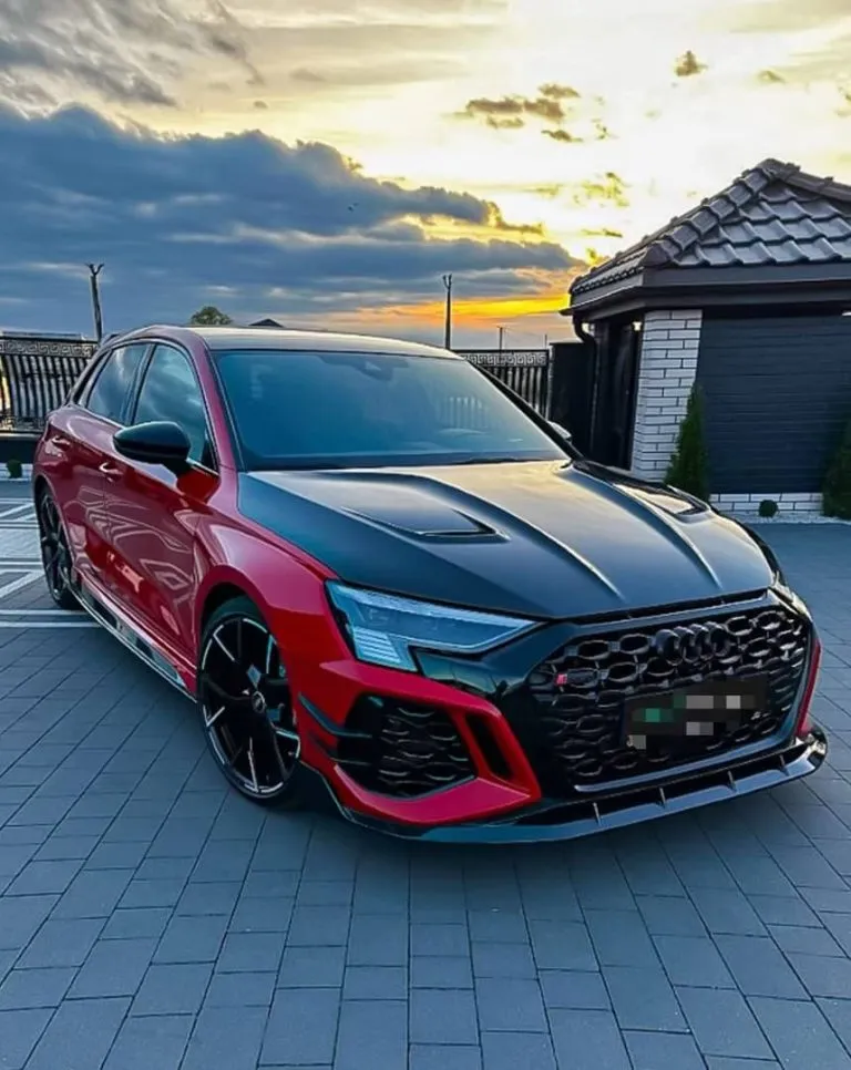 Audi RS3 8Y 8Y.5 PRE FACELIFT AND FACELIFT PREPREG DRY CARBON FIBER HOOD
