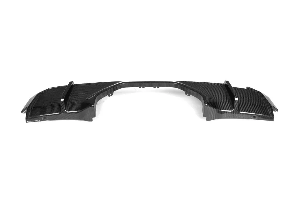 BMW MP Style Dry Carbon Fiber Rear Diffuser with Matching Rear Corner Pieces — image 2 of 7