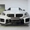 G87 M2 3D Style Dry Carbon Fiber Front Lip — thumbnail 1