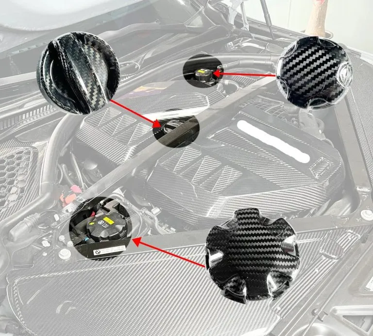 G80/G82/G87/X3M/X4M Dry Carbon Engine Bay Cap Set