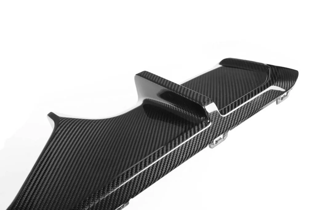 BMW MP Style Dry Carbon Fiber Rear Diffuser with Matching Rear Corner Pieces — image 4 of 7