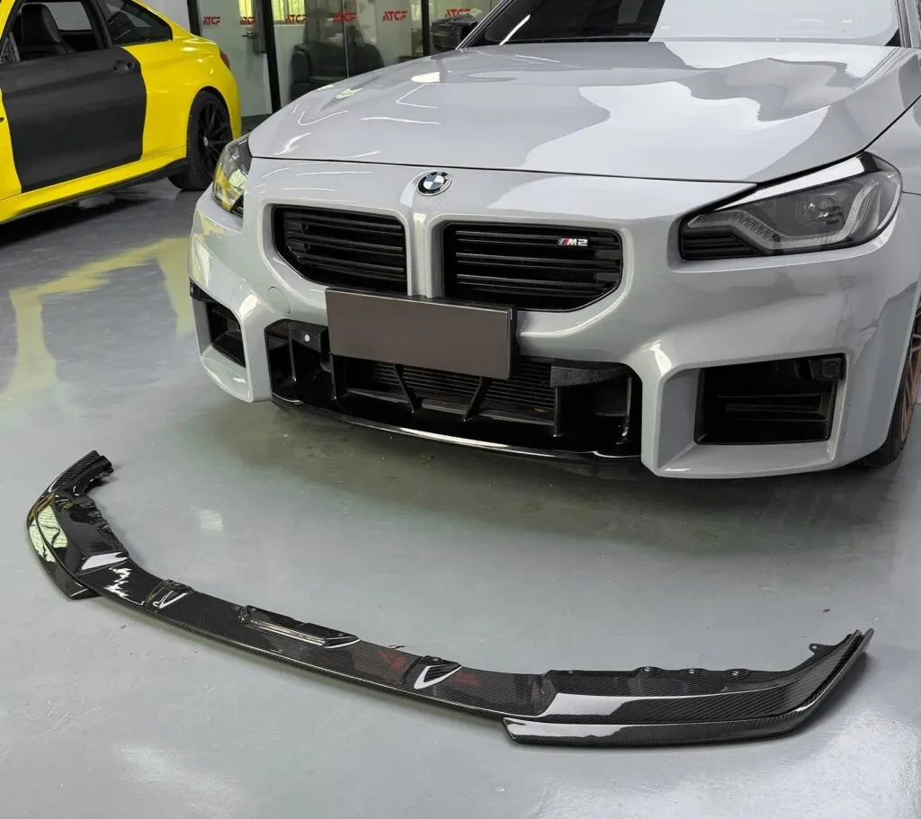 G87 M2 3D Style Dry Carbon Fiber Front Lip — image 3 of 5
