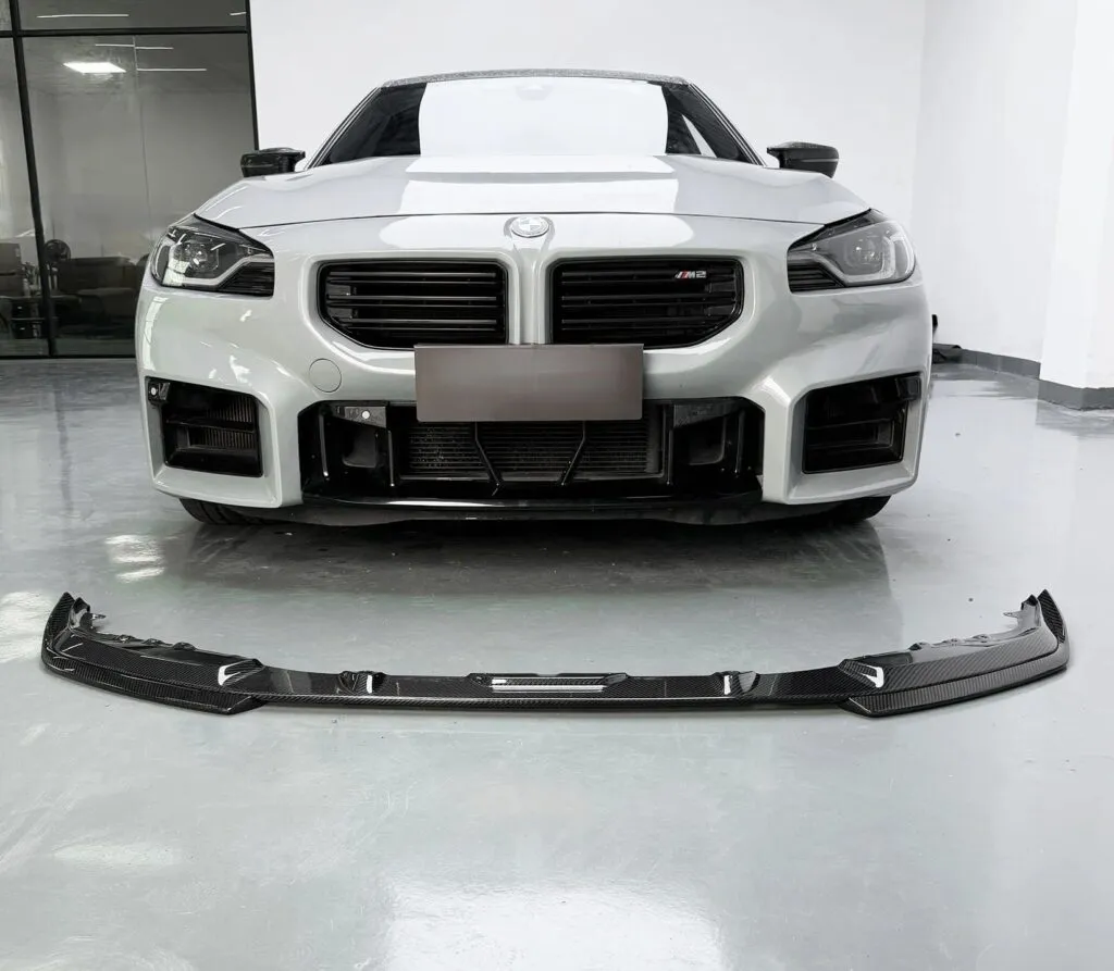 G87 M2 3D Style Dry Carbon Fiber Front Lip — image 2 of 5