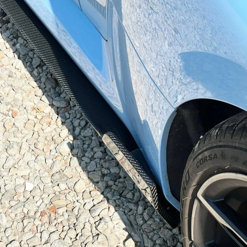 BMW G87 AT Style Dry Carbon Fiber Side Skirts — image 2 of 6