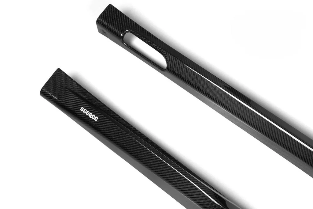 F97 X3M LCI SQ Style Dry Carbon Side Skirts — image 6 of 9