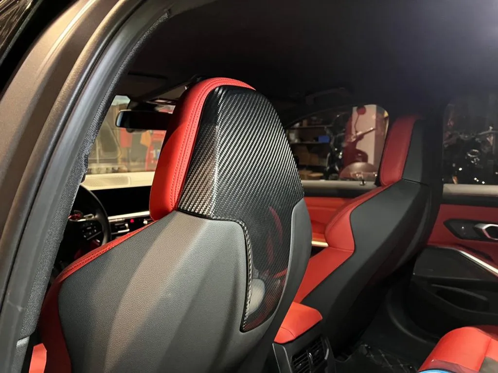 G80 G82 OEM Style Dry Carbon Seat Backrest — image 11 of 12