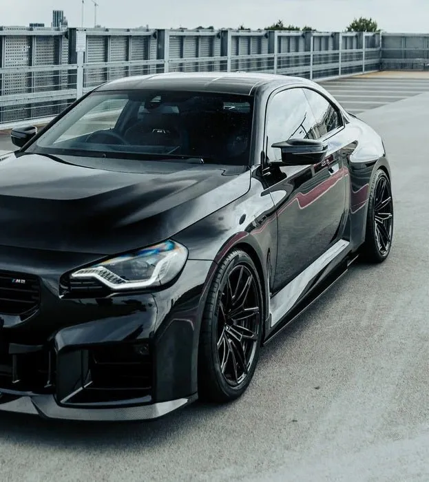 BMW G87 Dry Carbon Fiber Side Skirt Extensions — image 2 of 8
