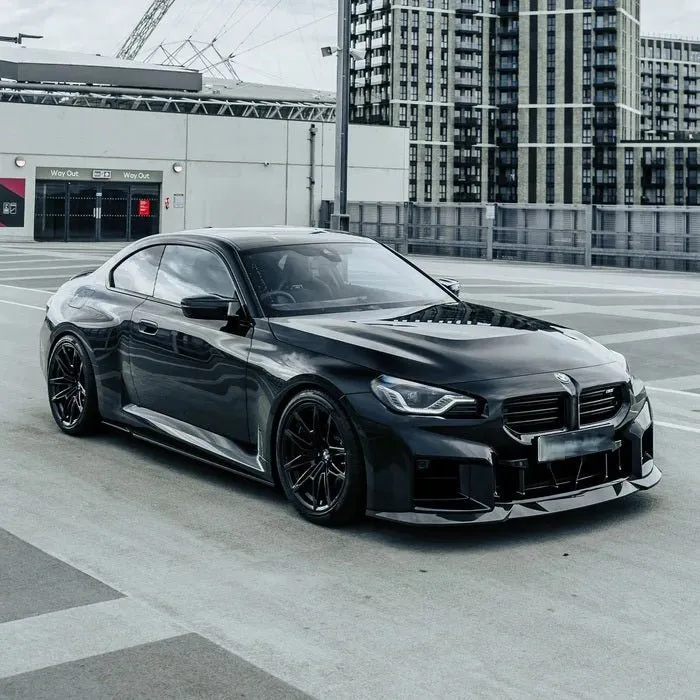BMW G87 Dry Carbon Fiber Side Skirt Extensions