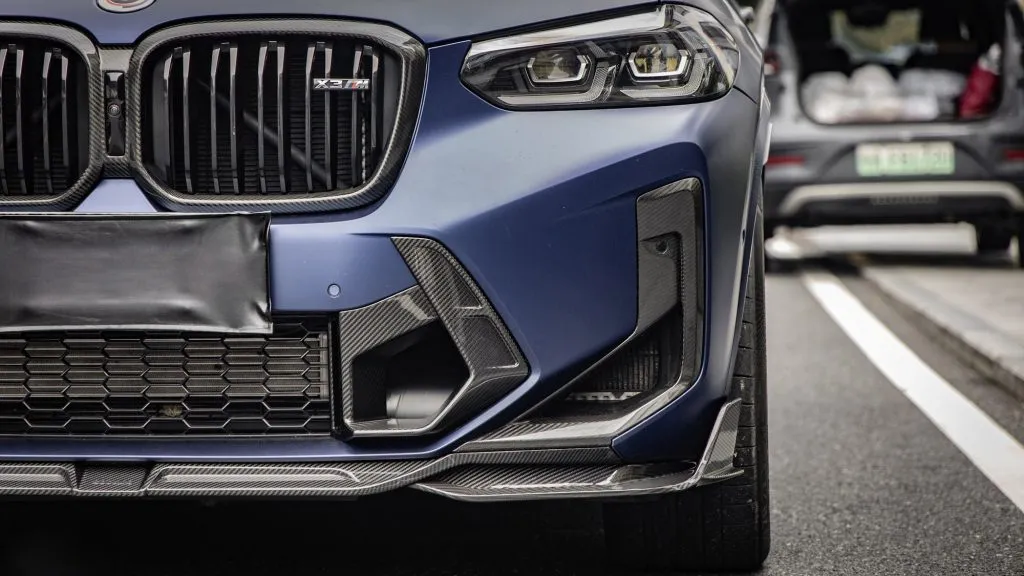 F97 X3M LCI SQ Style Dry Carbon Front Lip — image 4 of 13