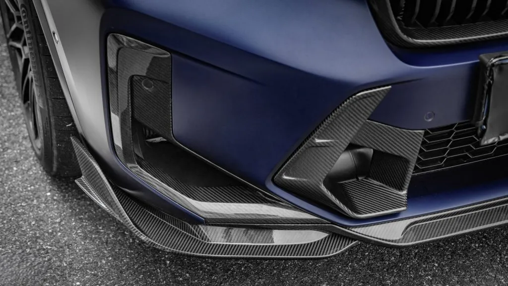 F97 X3M LCI SQ Style Dry Carbon Front Lip — image 2 of 13