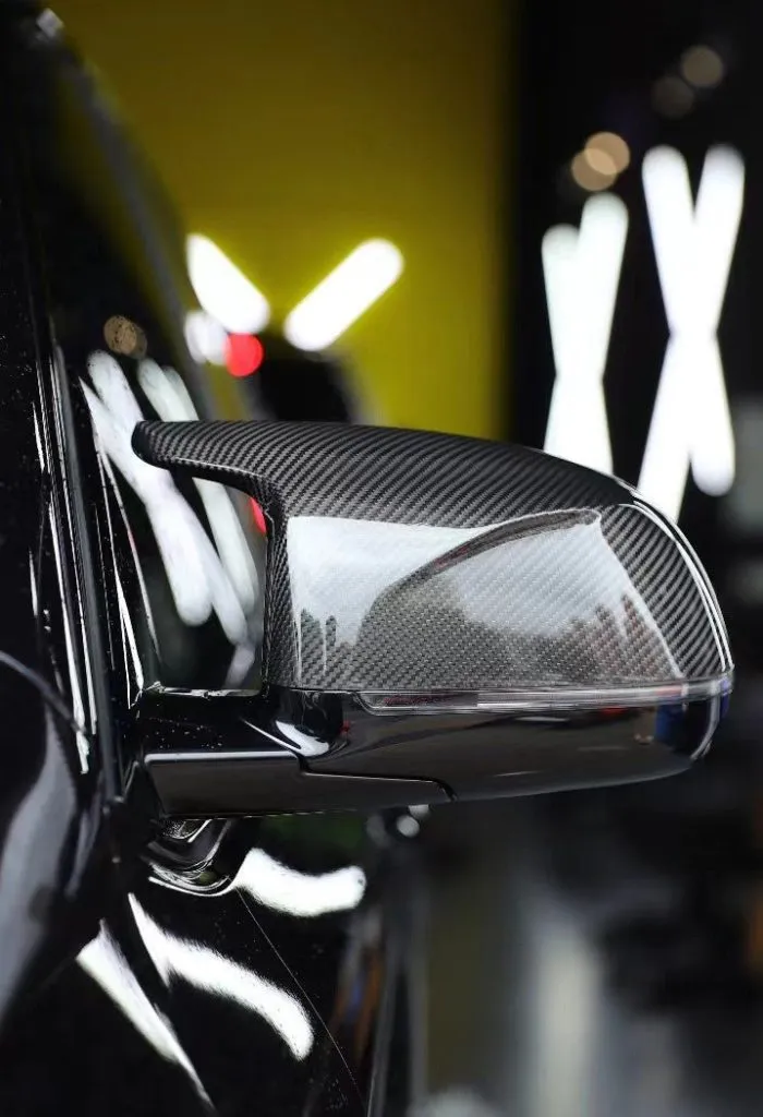 F97/F98 X3M/X4M OEM Style Dry Carbon Mirror Caps — image 1 of 8