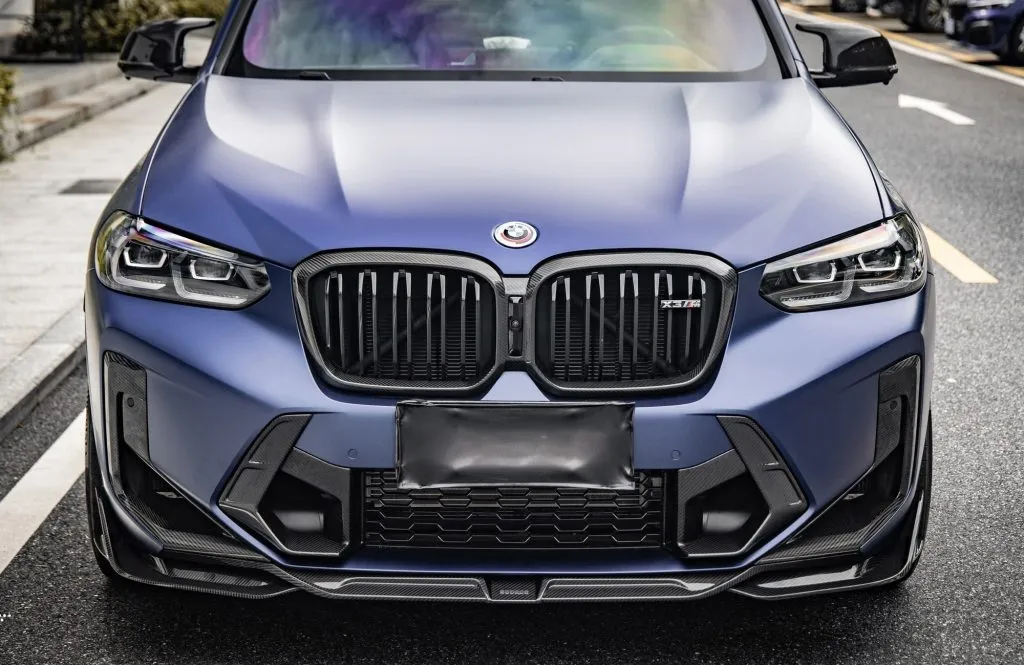 F97 X3M LCI SQ Style Dry Carbon Front Lip — image 1 of 13