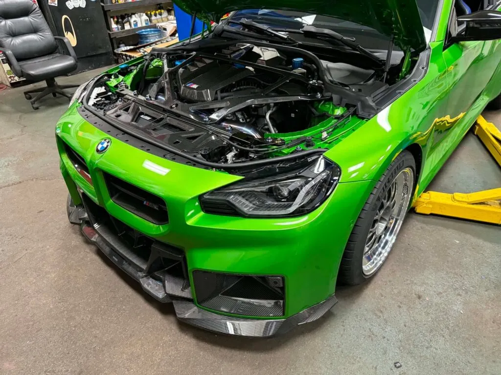 BMW G87 SQ-B Style Dry Carbon Fiber Front Lip — image 6 of 21