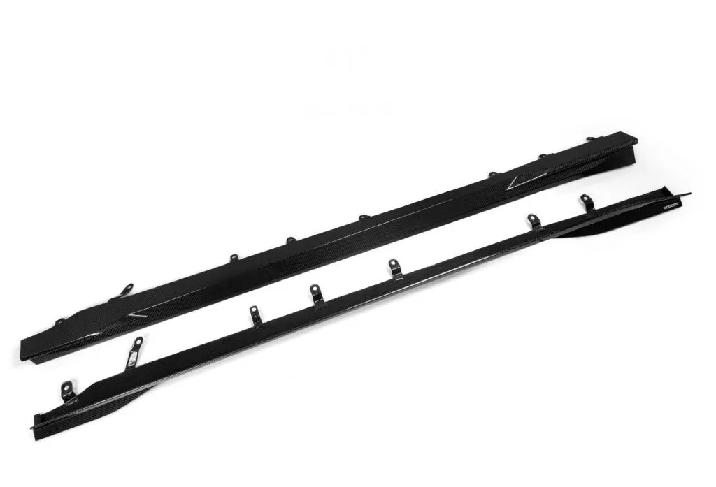 BMW G87 SQ Style Dry Carbon Fiber Side Skirts — image 3 of 5