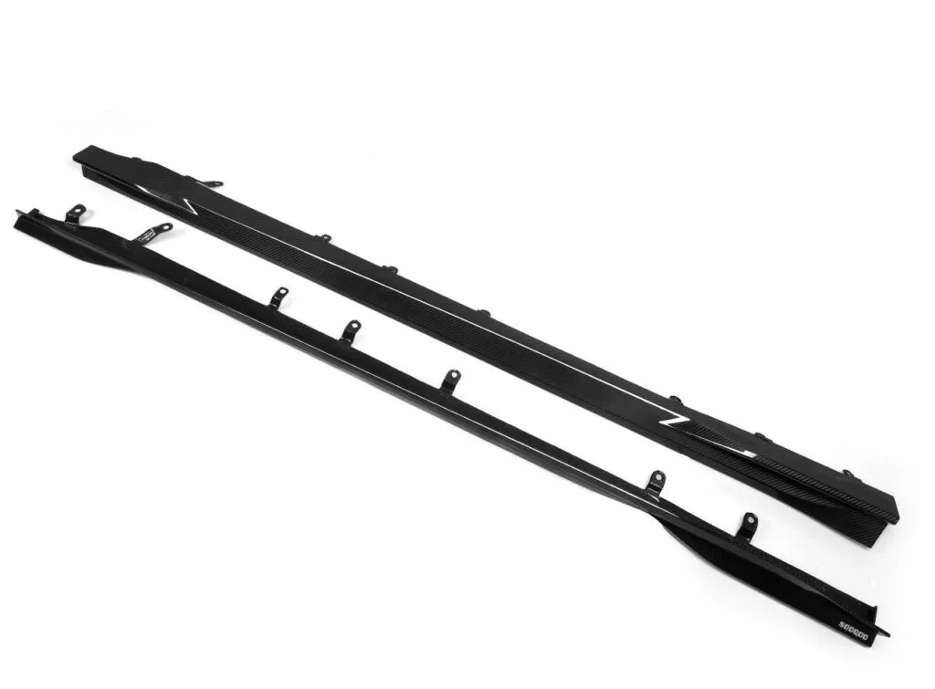 BMW G87 SQ Style Dry Carbon Fiber Side Skirts — image 2 of 5