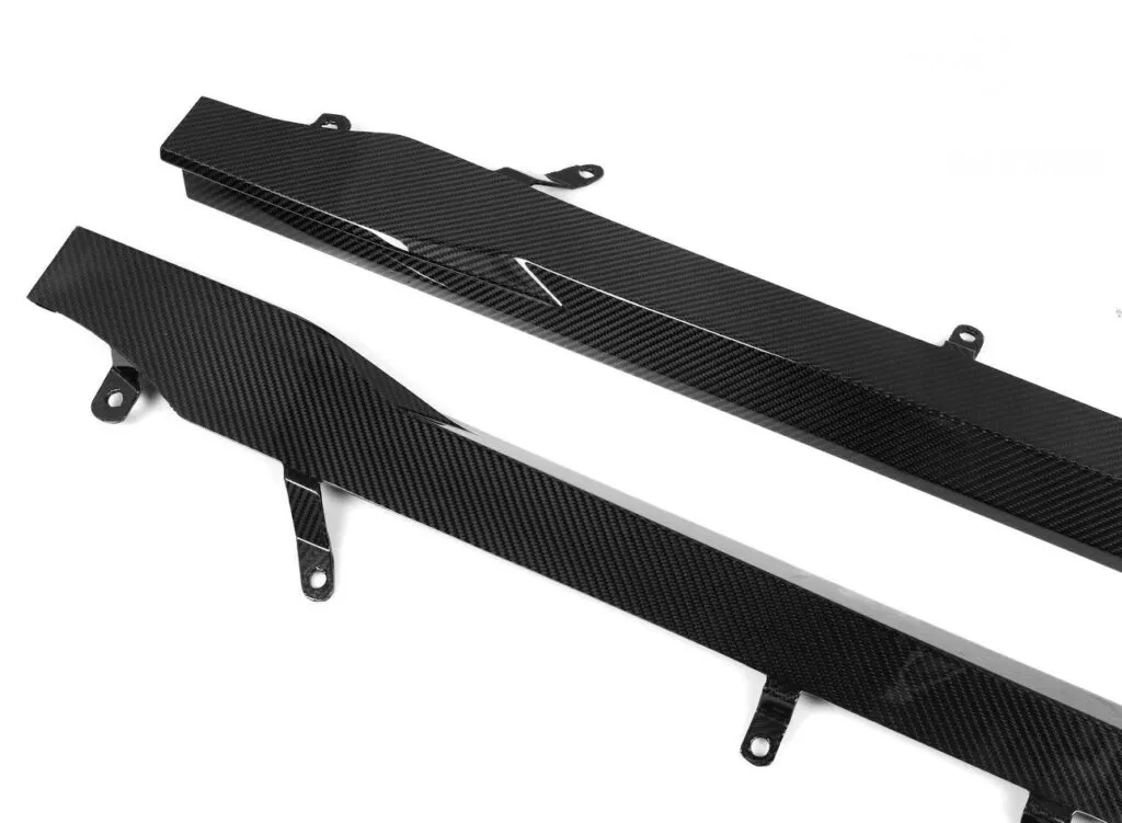 BMW G87 SQ Style Dry Carbon Fiber Side Skirts — image 5 of 5