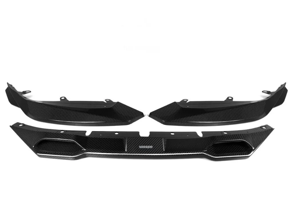 G87 M2 SQ-A Style Dry Carbon Fiber Front Lip — image 7 of 8