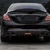 Mercedes C63 205 pre dry carbon fiber rear diffuser with rear splitter — thumbnail 1