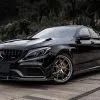 Mercedes C63 205 pre dry carbon fiber front lip — thumbnail 1