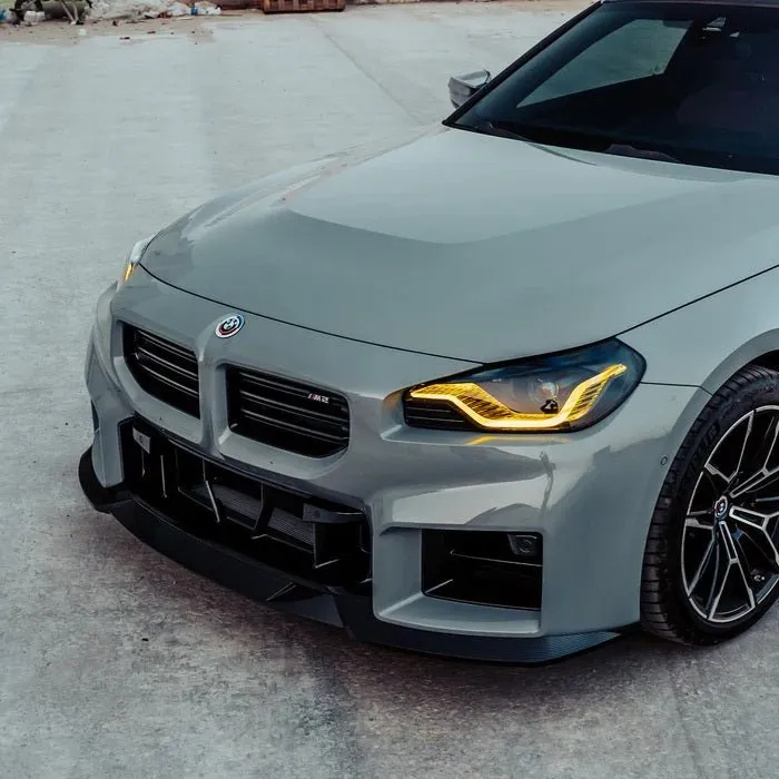 BMW G87 M2 V5 Style Dry Carbon Fiber Front Lip — image 4 of 9