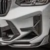 F97 X3M LCI SQ Style Dry Carbon Front Bumper Canards — thumbnail 2