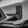 F97 X3M LCI SQ Style Dry Carbon Front Bumper Canards — thumbnail 3