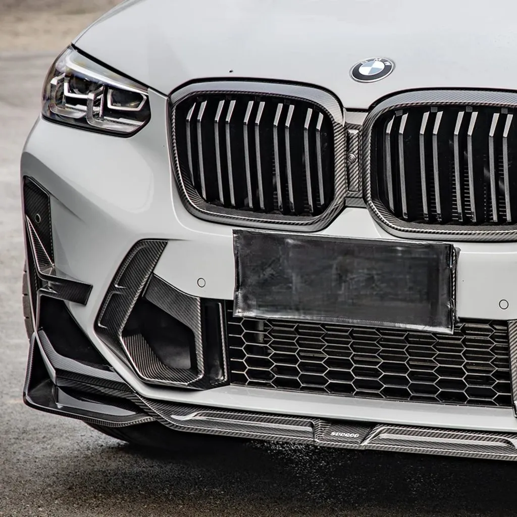 F97 X3M LCI SQ Style Dry Carbon Front Lip — image 7 of 13