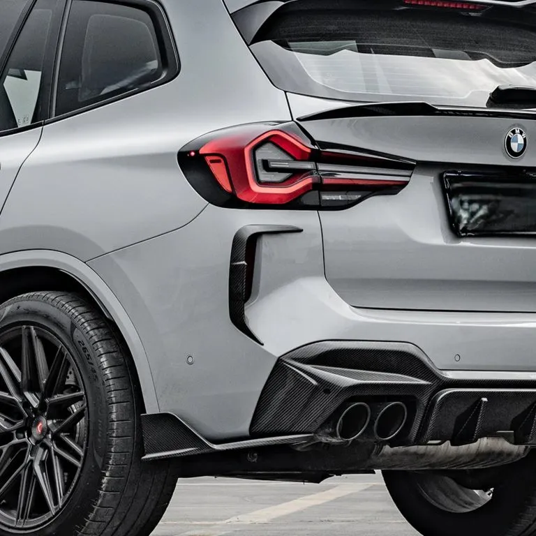 F97 X3M LCI SQ Style Dry Carbon Rear Canards