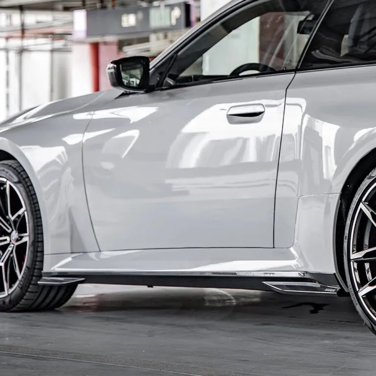 BMW G87 SQ Style Dry Carbon Fiber Side Skirts