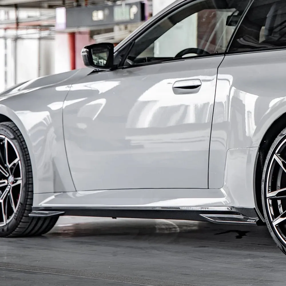 BMW G87 SQ Style Dry Carbon Fiber Side Skirts — image 1 of 5