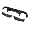 X4M F98 LCI SQ Style Dry Carbon Fiber Rear Diffuser With Brake Light — thumbnail 3