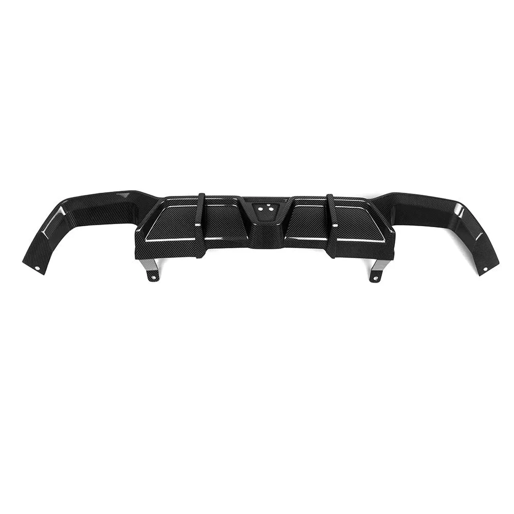 X4M F98 LCI SQ Style Dry Carbon Fiber Rear Diffuser — image 3 of 5