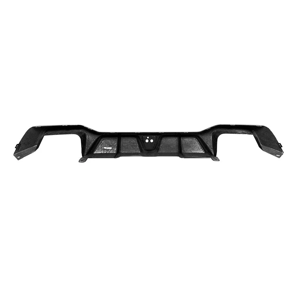 X4M F98 LCI SQ Style Dry Carbon Fiber Rear Diffuser — image 2 of 5