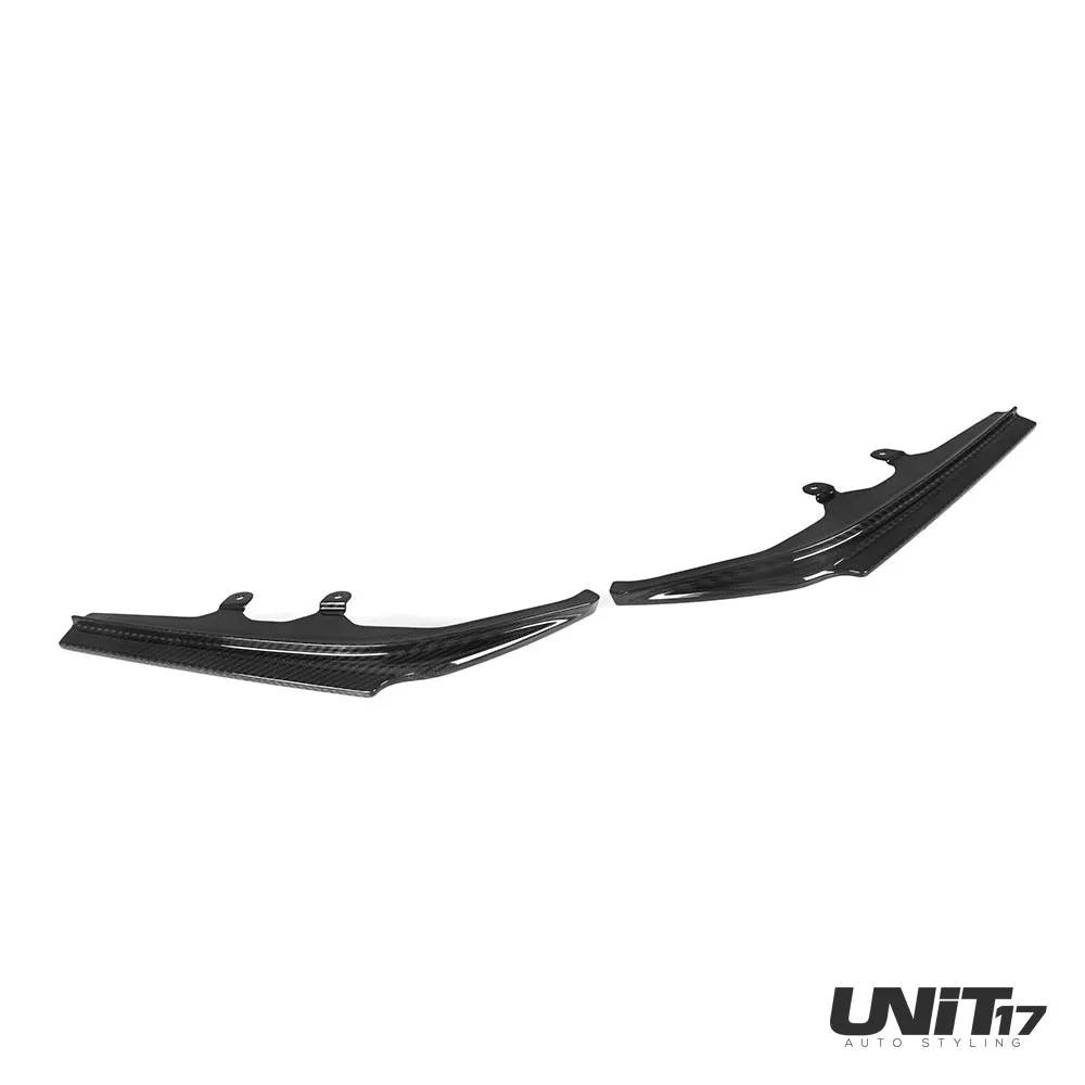 Angled view of the BMW G42 2 Series rear spats on white