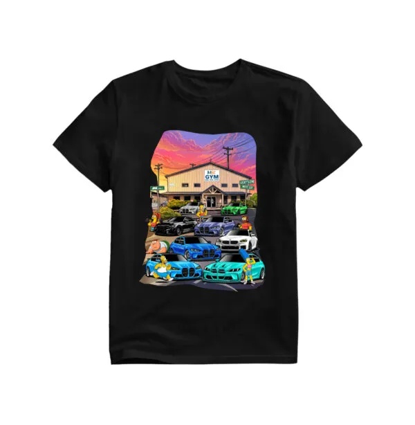 Shipping Cartoon Characters BMW Mfit Gym with cartoon characters - Unit 17 Auto Styling